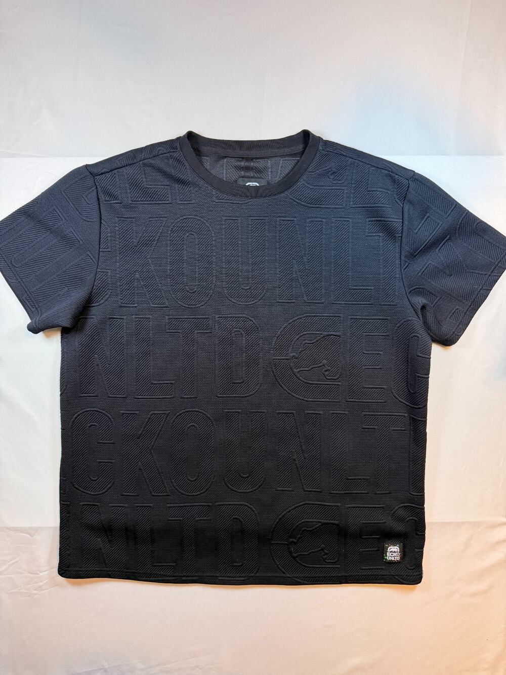 Ecko Unltd Mens Embossed Logo Knit T-Shirt Size XL